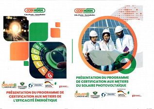 PRÉSENTATION DU PROGRAMME DE CERTIFICATION AUX METIERS DE L'EFFICACITÉ ÉNERGÉTIQUE ET DU SOLAIRE PHOTO VOLTAÏQUE