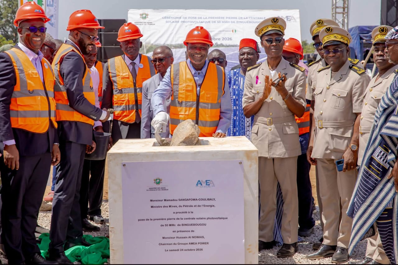 ÉNERGIE: À BINGUÉBOUGOU, LA CÔTE D’IVOIRE CONSOLIDE SON AMBITION SOLAIRE AVEC UNE CENTRALE DE 50 MWc